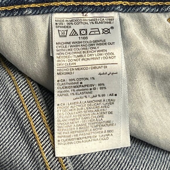 Old Navy High-Rise Flare Blue Jeans Pants Denim ((size 12)) - Picture 8 of 8